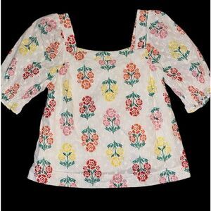Draper James Maren Floral Top!